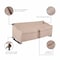 Modern Leisure Monterey Patio Loveseat Cover, 82.5 in. L x 38 in. W x 38.25 in. H, Beige 2907 - alternate 2